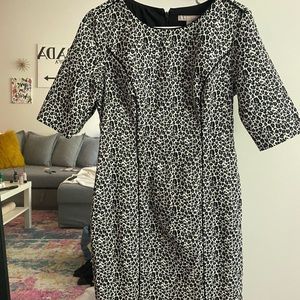 banana republic Cheetah Dress